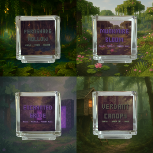 Immersive Minecraft Candle 8cl