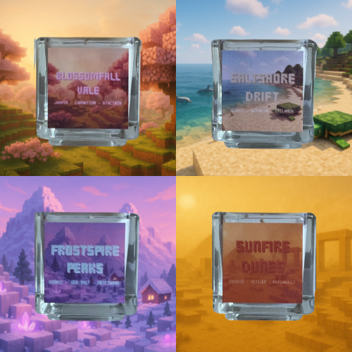 Immersive Minecraft Candle 8cl