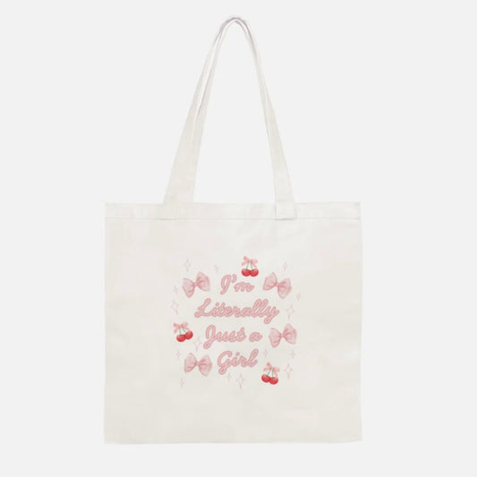 🎀 I'm Just A Girl 🎀 Tote Bag