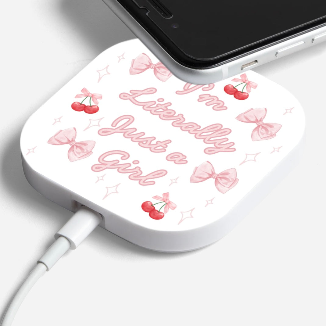 Just A Girl Wireless Charging Pad