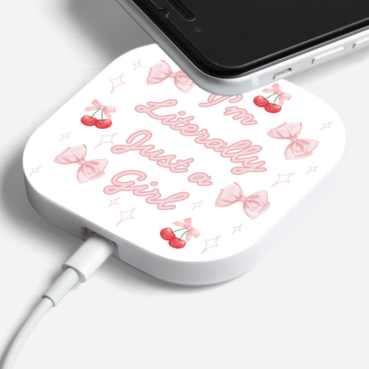 Just A Girl Wireless Charging Pad