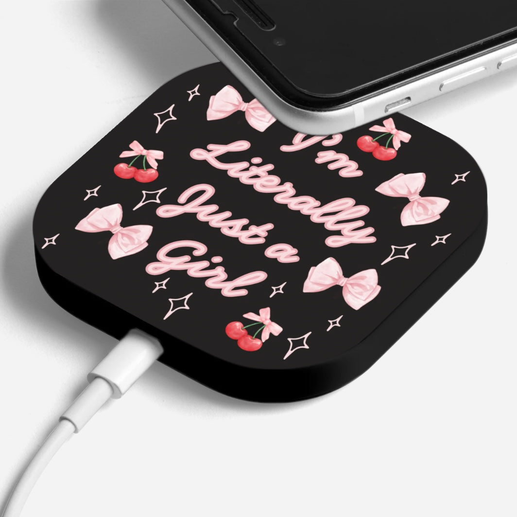 Just A Girl Wireless Charging Pad