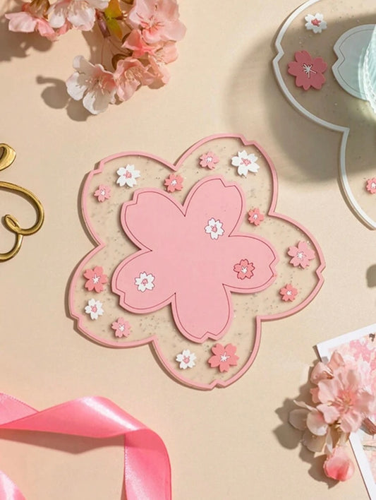 Cherry Blossom Coaster Set